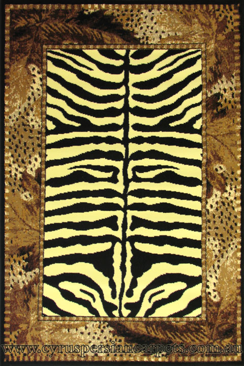 Khalaf Africa Zebra Rug 735-785D - Click Image to Close