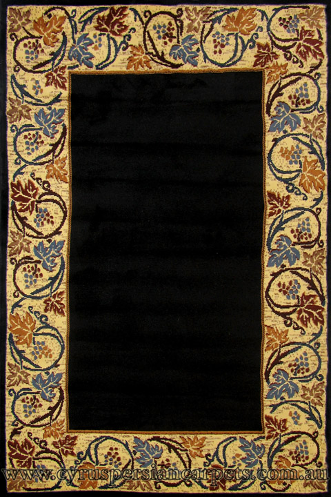 Khalaf Moderna Floral Border Rug 783-785K - Click Image to Close