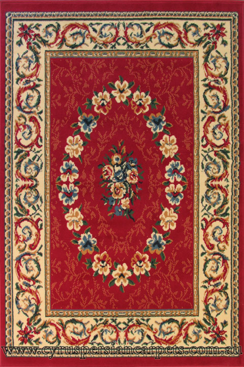 Khalaf Oriental Floral Rug 370-770X - Click Image to Close