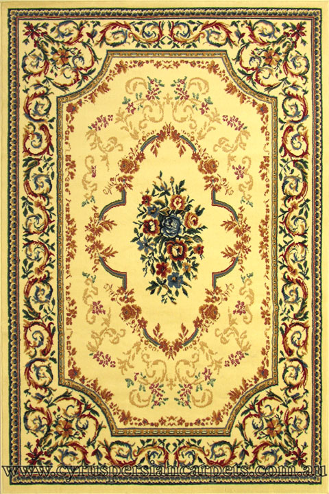Khalaf Oriental Floral Rug 40-770W - Click Image to Close