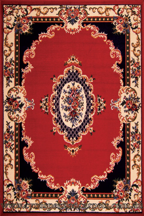 Khalaf Oriental Floral Rug 536-770R - Click Image to Close