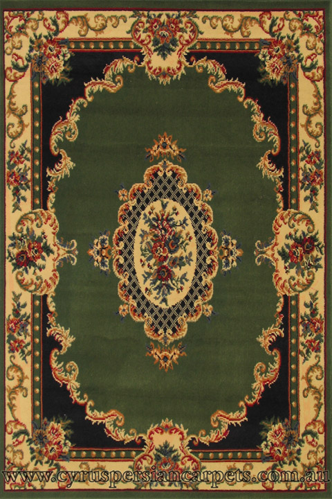 Khalaf Oriental Floral Rug 536-770G - Click Image to Close