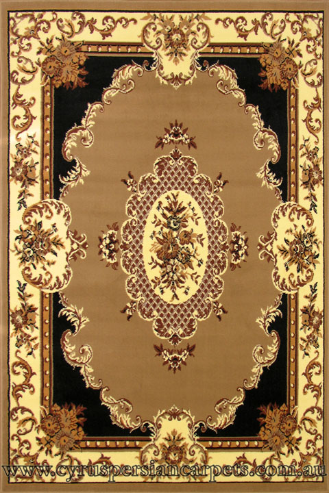 Khalaf Oriental Floral Rug 536-785D - Click Image to Close