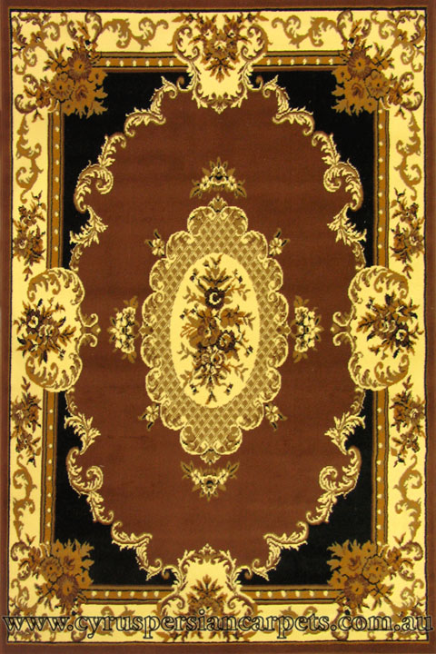 Khalaf Oriental Floral Rug 533-770D - Click Image to Close