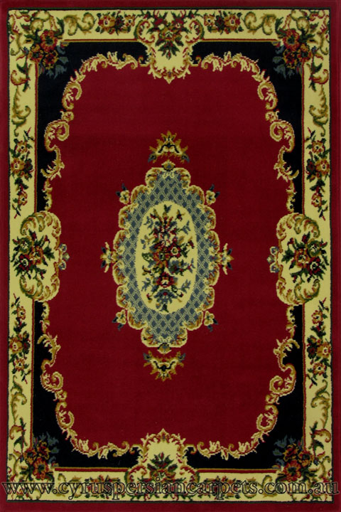 Khalaf Oriental Floral Rug 533-770R - Click Image to Close