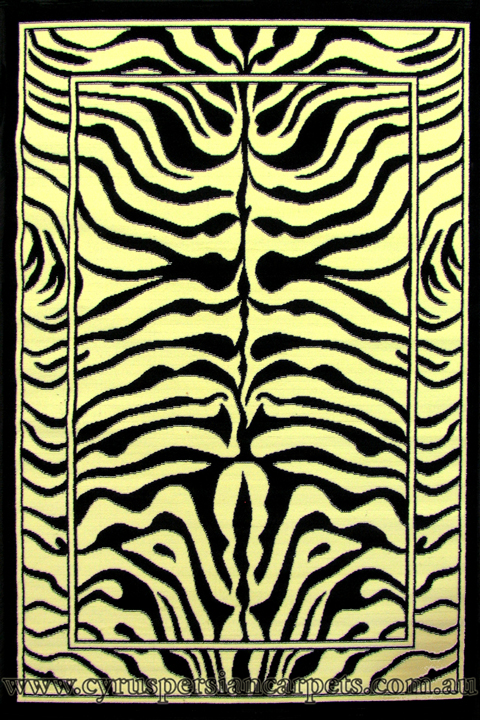 Samargand Zebra Rug 4500-B44 - Click Image to Close