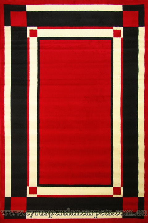 Tempo Modern Border Rug 0553-PO6 - Click Image to Close
