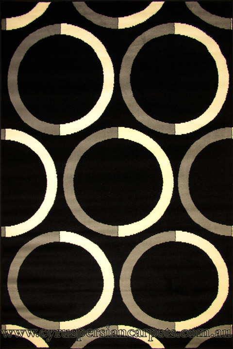 Tempo Modern Circle Design Rug 0762-O6K - Click Image to Close