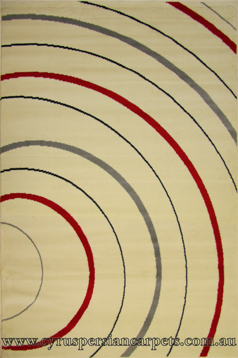 Tempo Modern Circle Design Rug 7144-O6L - Click Image to Close