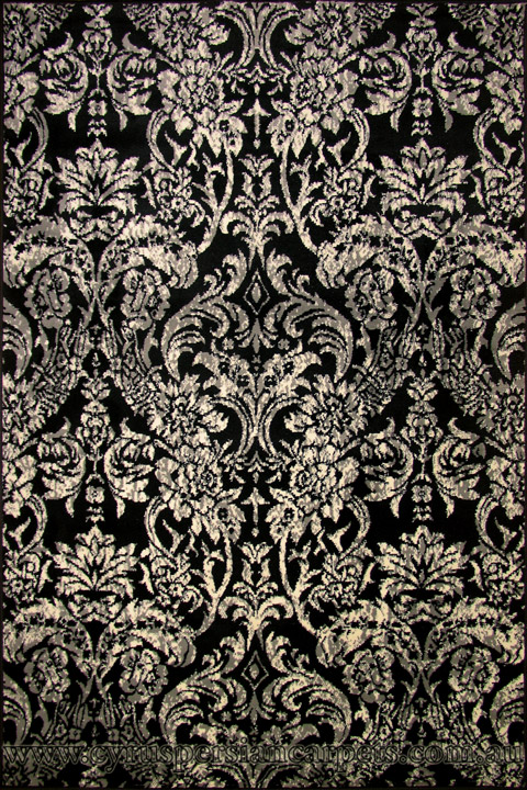 Tempo Modern Floral Rug 8428-O6B - Click Image to Close