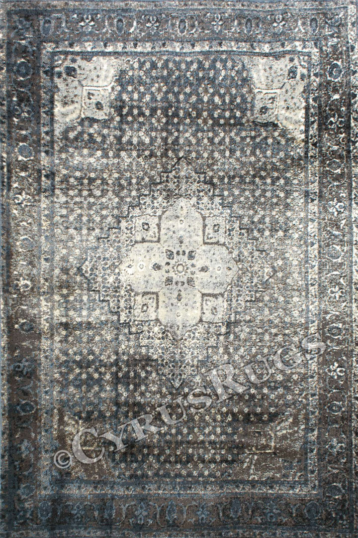 Urban Distressed Medallion Rugs 1338-Y - Click Image to Close