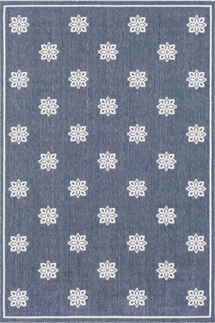 Aperto Floral Indoor Outdoor Rug 339-B - Click Image to Close