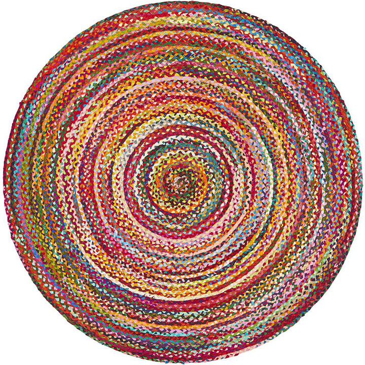 Aroma Round Cotton Rugs Chindi Multi - Click Image to Close