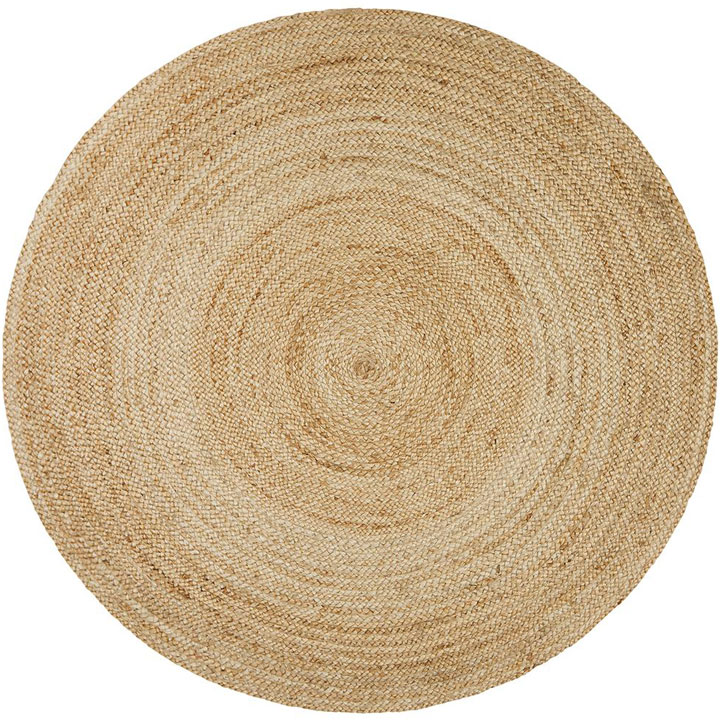 Husk Round Jute Rugs PH-1301 Natural - Click Image to Close
