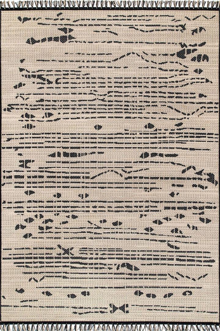 Charles Abstract Indoor Outdoor Rugs 8655 Jute - Click Image to Close
