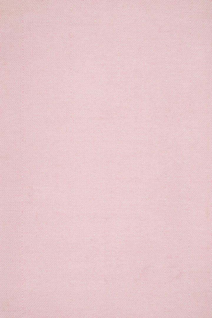 Delhi Flatweave Wool Rugs Diamond Pink White - Click Image to Close