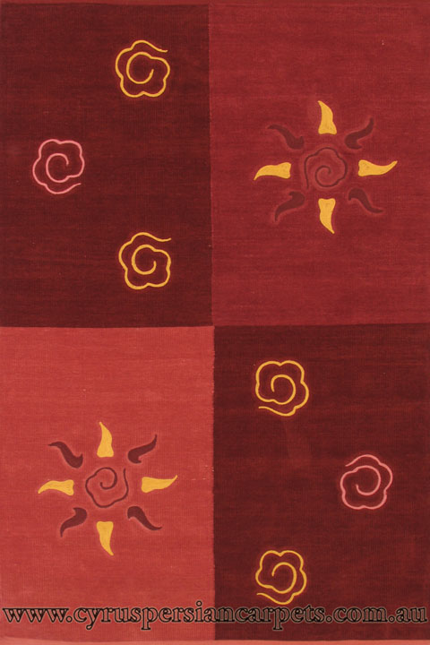 Dhoni Dhurrie Flatweave Rug 27207 Burg - Click Image to Close