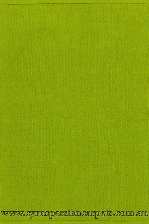 Dhurry Sachin Flatweave Rug 73 Green - Click Image to Close
