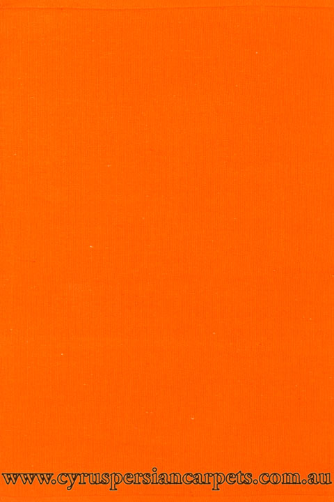 Dhurry Sachin Flatweave Rug 7 Orange - Click Image to Close