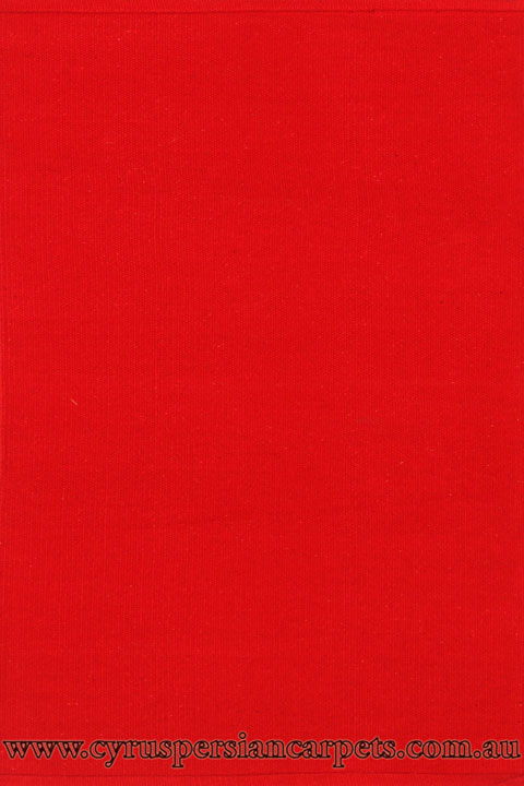 Dhurry Sachin Flatweave Rug 40 Red - Click Image to Close