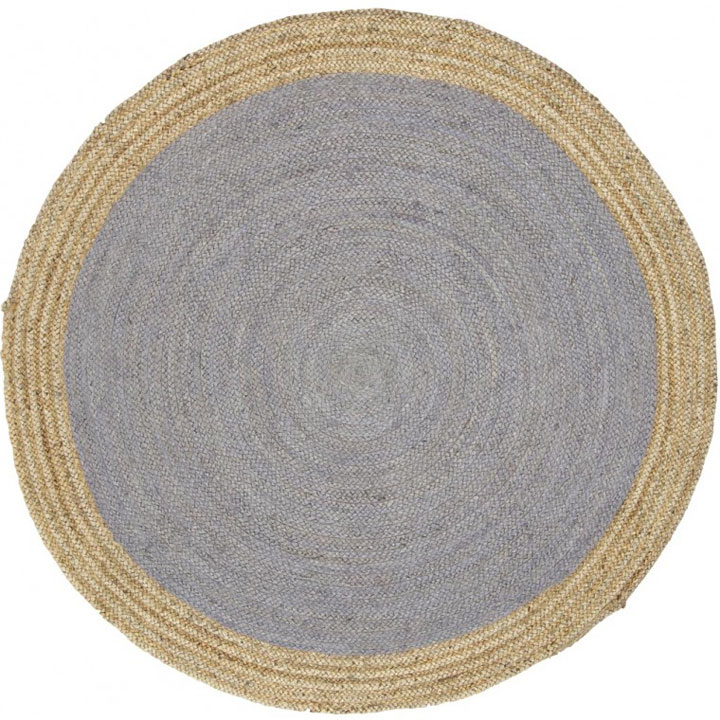 Harvey Round Jute Rugs Taupe - Click Image to Close