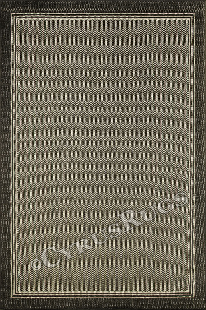 Sisalo Border Flatweave Rug 3080-X77K - Click Image to Close