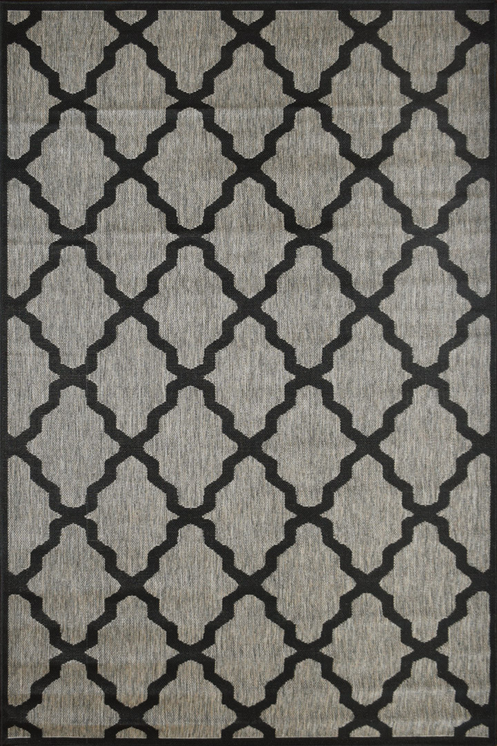 Sisalo Trellis Pattern Flatweave Rugs 5666-J48-H - Click Image to Close