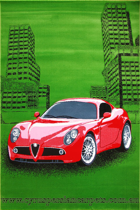 Alfa Romeo Car Rug A733A-Green (Size 230 x 160cm) - Click Image to Close