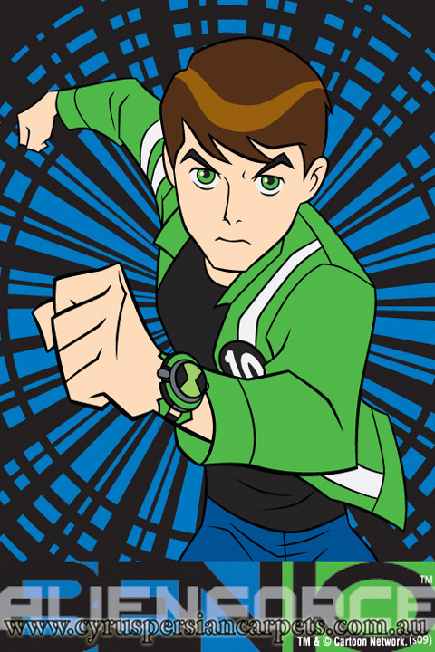 Disney Ben 10 Alien Force Kids Rug - Click Image to Close