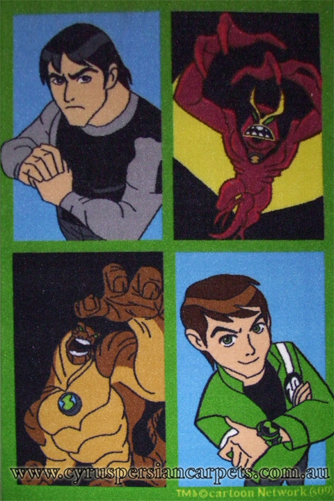 Disney Ben 10 Team Kids Rug - Click Image to Close