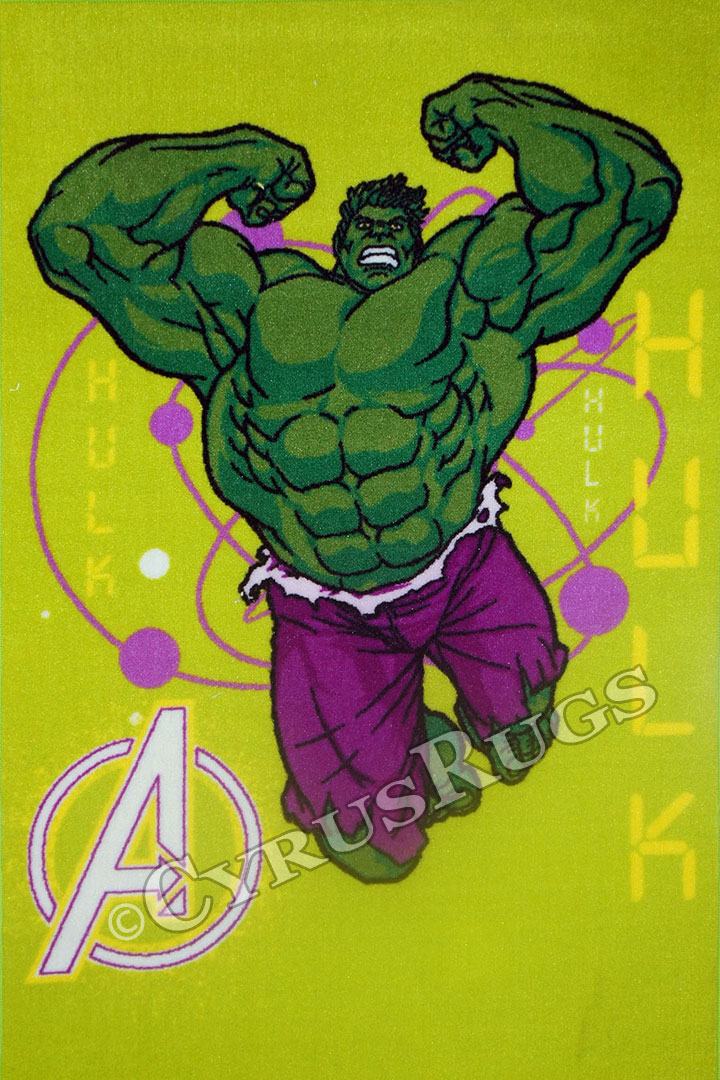 Disney Hulk Kids Rug - Click Image to Close