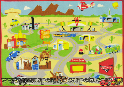Disney Pixar Cars Kids Rug Kids HX-108 - Click Image to Close