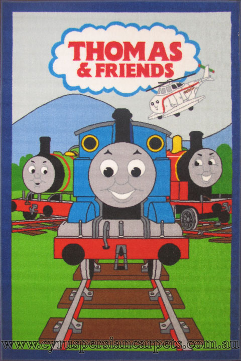 Disney Thomas and Friends Track Kids Rug - Click Image to Close