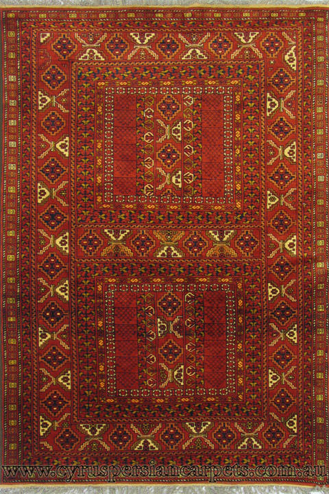 Maltabaf Geometric Hand Knotted Wool Rug - Click Image to Close