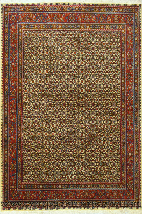 Moud Oriental Hand Knotted Wool Rug - Click Image to Close
