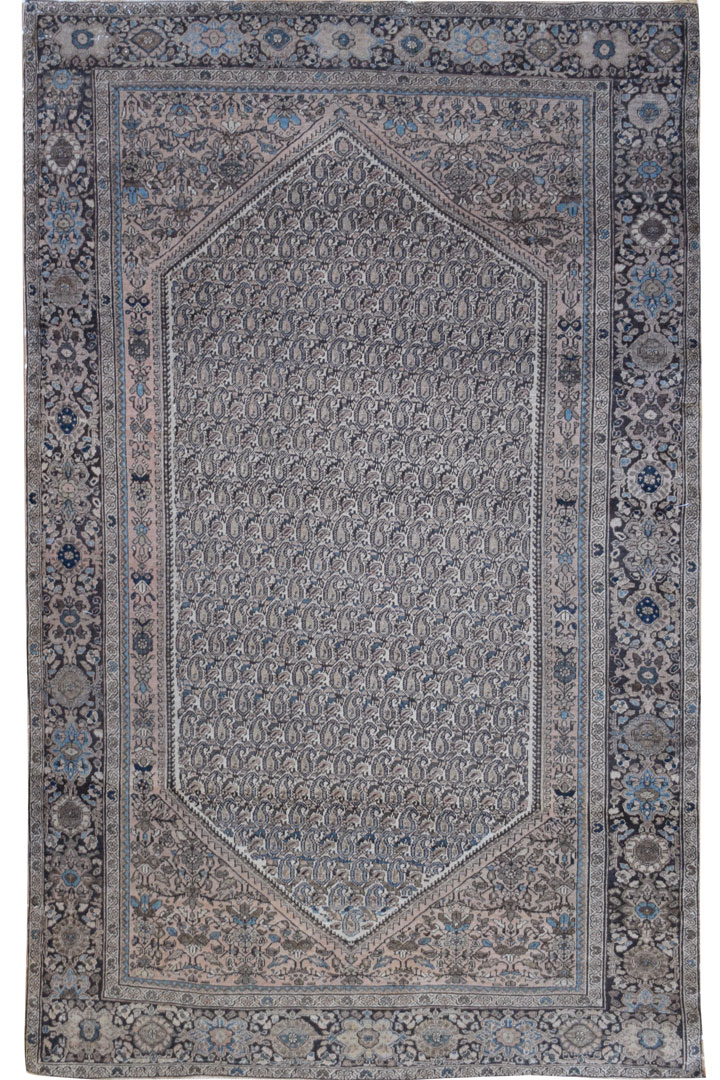 Farahan Medallion Hand Knotted Wool Rug - Click Image to Close