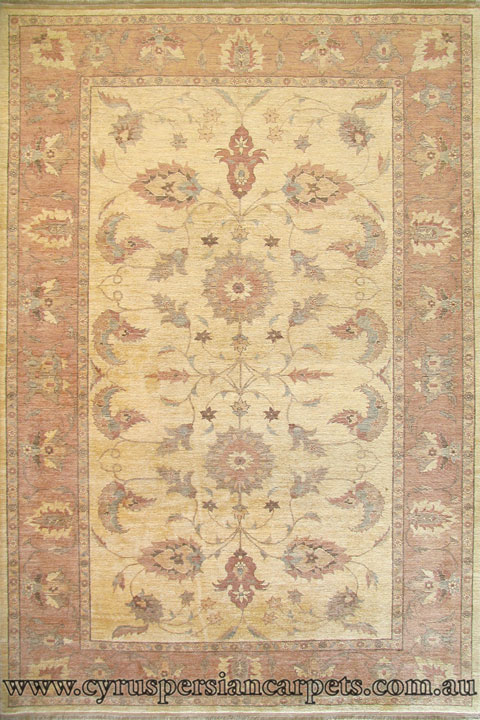 Tolidi Floral Hand Knotted Wool Rug - Click Image to Close