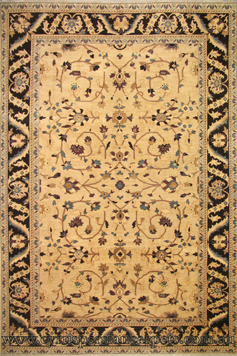Chobi Oriental Hand Knotted Wool Rug - Click Image to Close