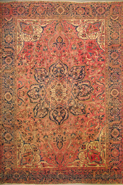 Heriz Hand Knotted Wool Rug (Size 420 x 303cm) - Click Image to Close
