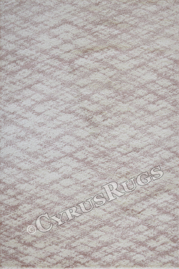 Brooklyn Modern Plain Rugs 8285 Cream Nude Rose - Click Image to Close