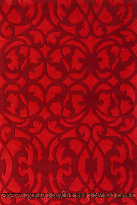 London Modern Floral Rug LD274-RB - Click Image to Close