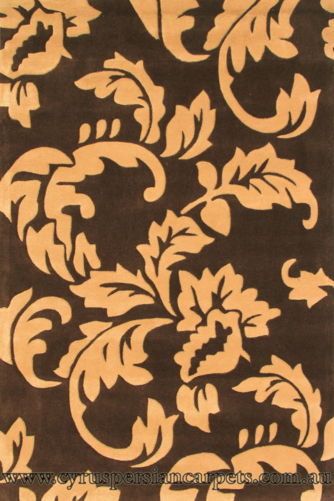 London Modern Floral Rug LD325-GB - Click Image to Close