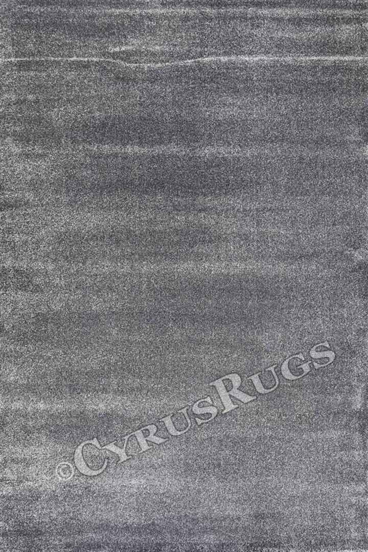 Lush Modern Plain Rugs 14344 D. Grey - Click Image to Close