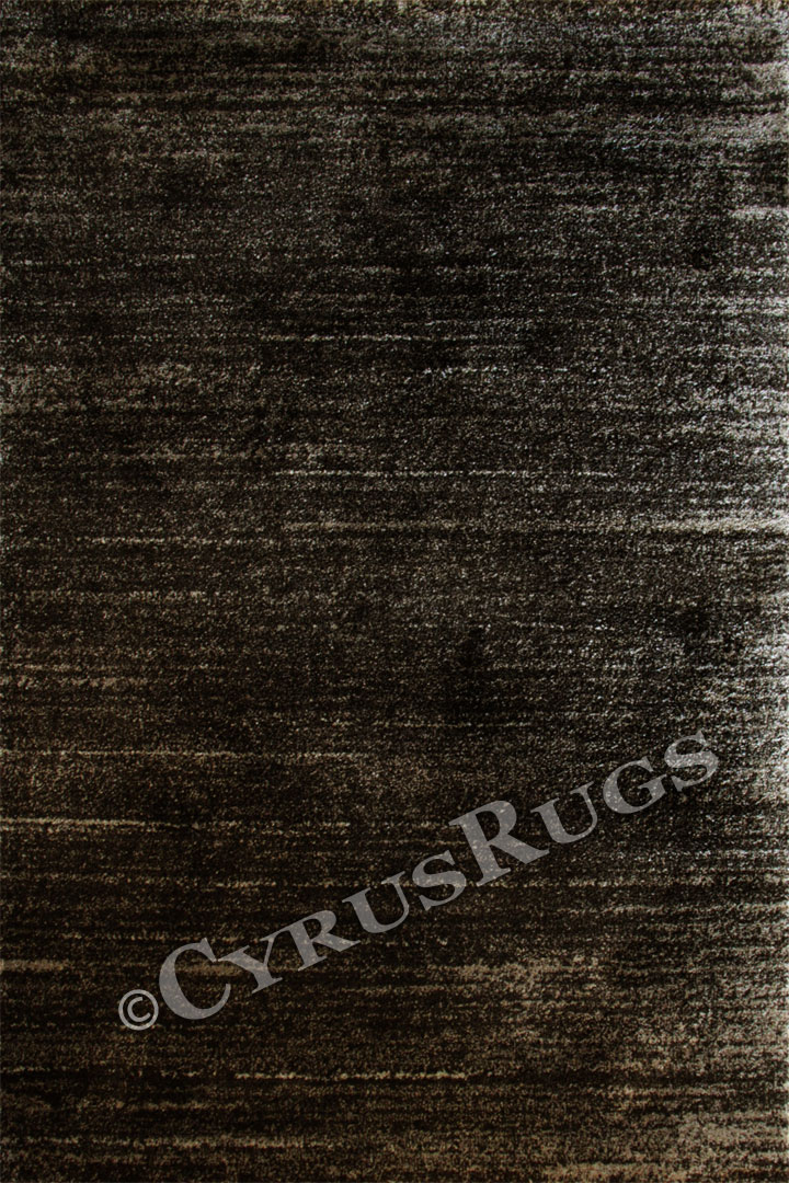 Manhattan Modern Plain Rugs 4854-7V08 Black - Click Image to Close