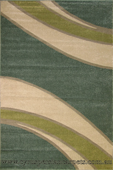 Space Modern Wavy Rug 958-580L - Click Image to Close