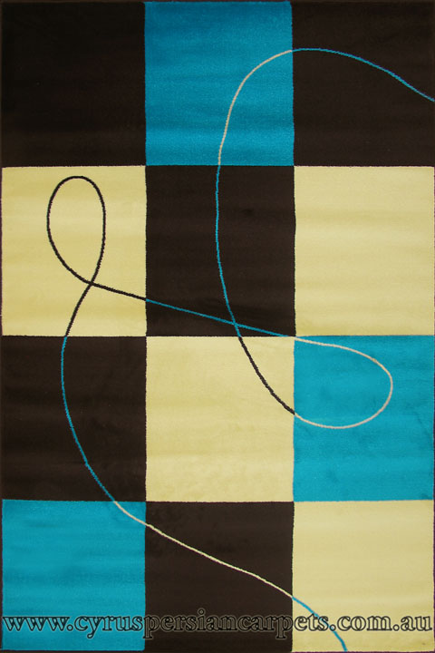 Surf Modern Square Pattern Rug 2580MB - Click Image to Close