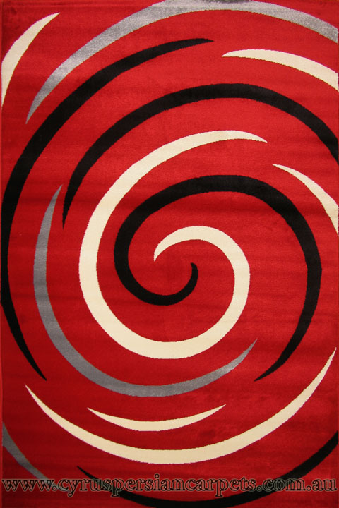 Surf Modern Circle Design Rug 2581SR - Click Image to Close