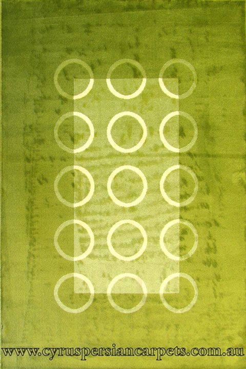 Techno Modern Circle Design Rug 509-113G - Click Image to Close