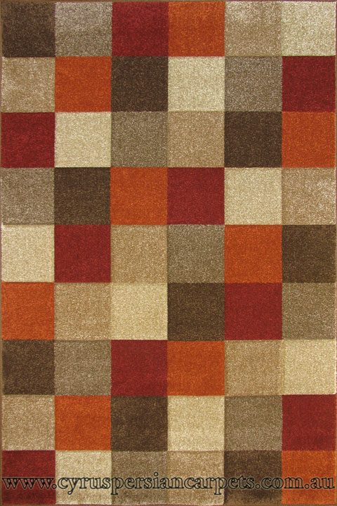 Vento Modern Square Pattern Rug 1923X - Click Image to Close