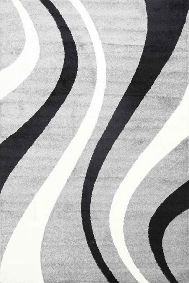 Attila Modern Wavy Rugs 25705-95 - Click Image to Close